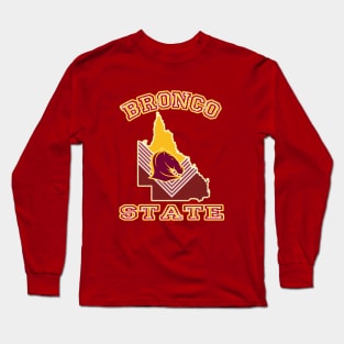 Brisbane Broncos - BRONCO STATE Long Sleeve T-Shirt